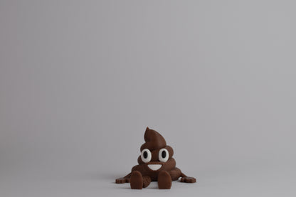 Smiley-Poop Deko