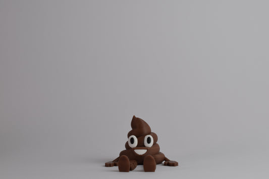 Smiley-Poop Deko